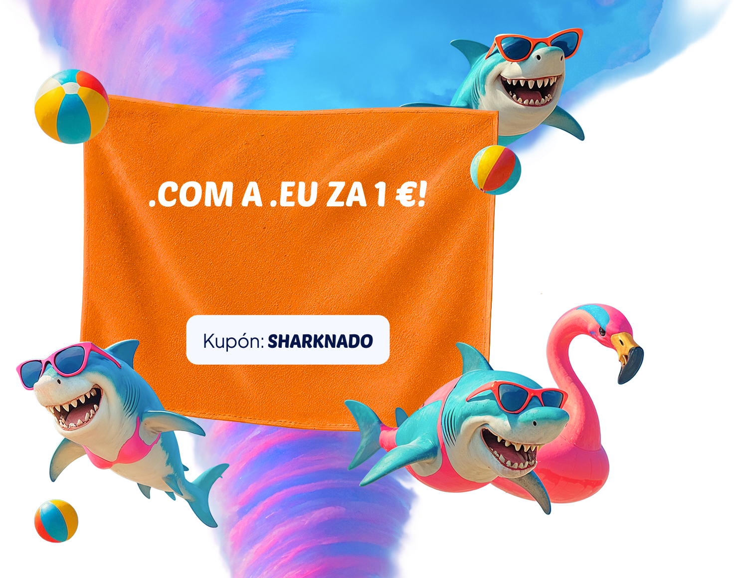 Iba s Webglobe získate .COM a .EU domény len za 1 €!